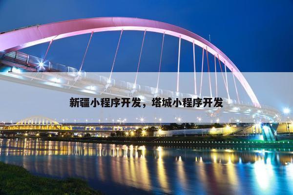 新疆小程序开发，塔城小程序开发