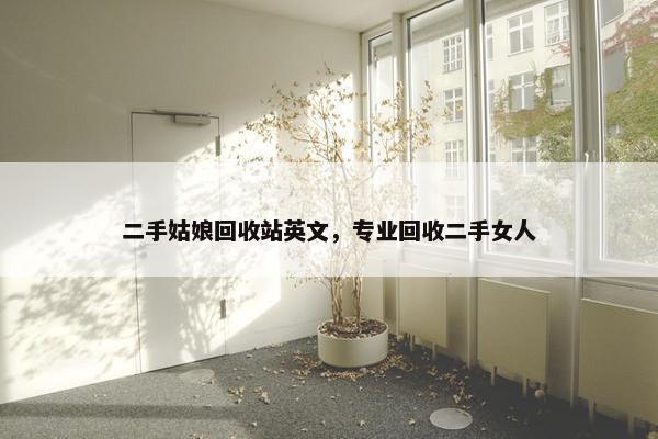 二手姑娘回收站英文，专业回收二手女人