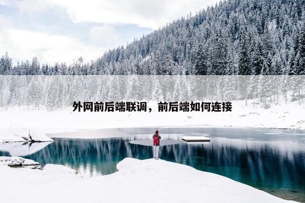 外网前后端联调，前后端如何连接