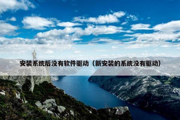 安装系统后没有软件驱动（新安装的系统没有驱动）