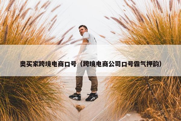 奥买家跨境电商口号（跨境电商公司口号霸气押韵）