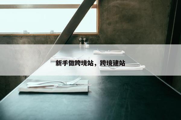 新手做跨境站，跨境建站