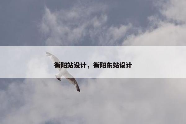 衡阳站设计，衡阳东站设计