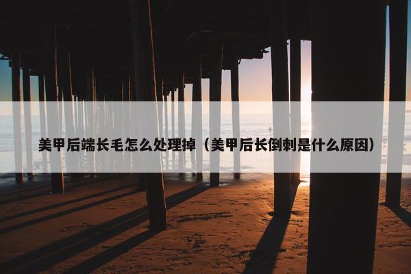 美甲后端长毛怎么处理掉（美甲后长倒刺是什么原因）