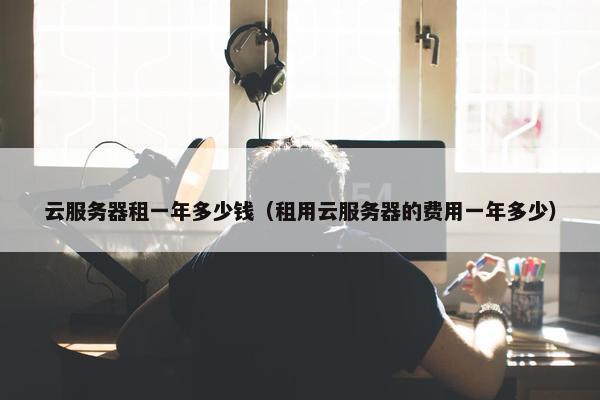 云服务器租一年多少钱（租用云服务器的费用一年多少）
