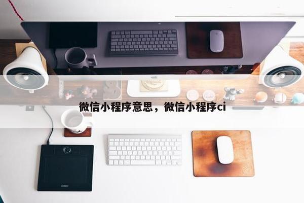 微信小程序意思，微信小程序ci