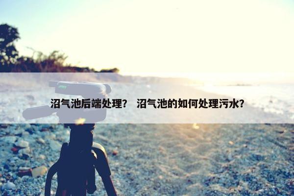 沼气池后端处理？ 沼气池的如何处理污水？
