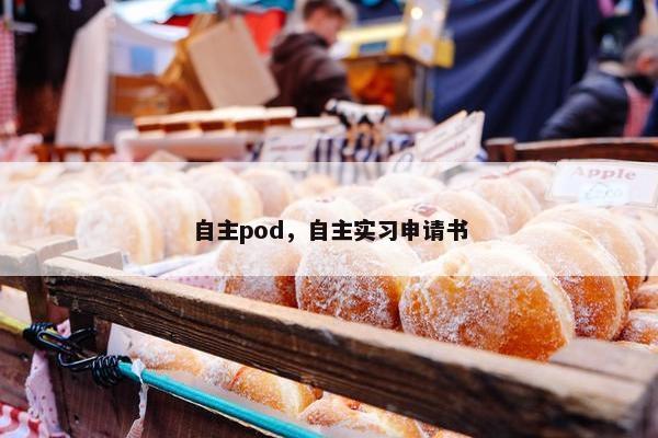 自主pod，自主实习申请书