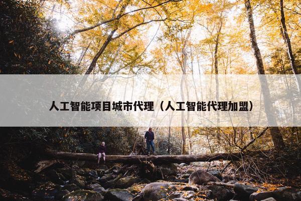 人工智能项目城市代理（人工智能代理加盟）