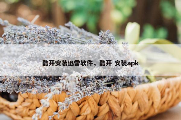 酷开安装迅雷软件，酷开 安装apk
