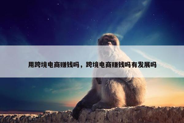 用跨境电商赚钱吗，跨境电商赚钱吗有发展吗