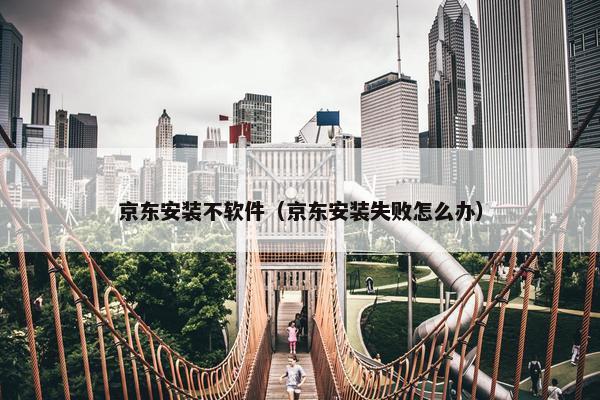京东安装不软件（京东安装失败怎么办）