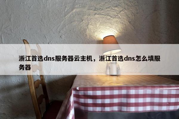 浙江首选dns服务器云主机，浙江首选dns怎么填服务器