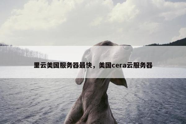 里云美国服务器最快，美国cera云服务器