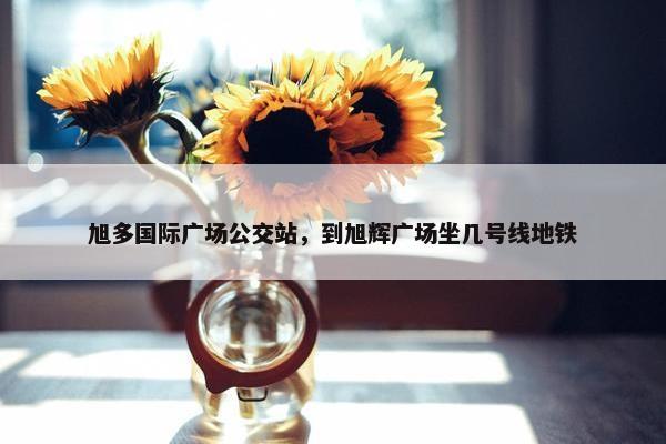 旭多国际广场公交站，到旭辉广场坐几号线地铁