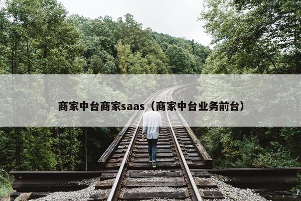 商家中台商家saas（商家中台业务前台）