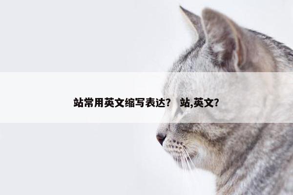 站常用英文缩写表达？ 站,英文？
