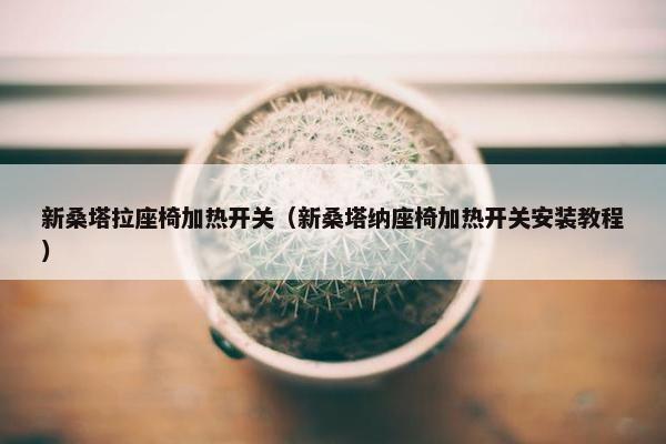 新桑塔拉座椅加热开关（新桑塔纳座椅加热开关安装教程）