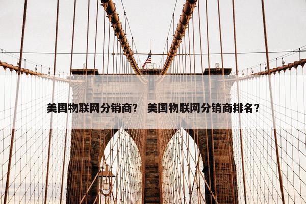 美国物联网分销商？ 美国物联网分销商排名？