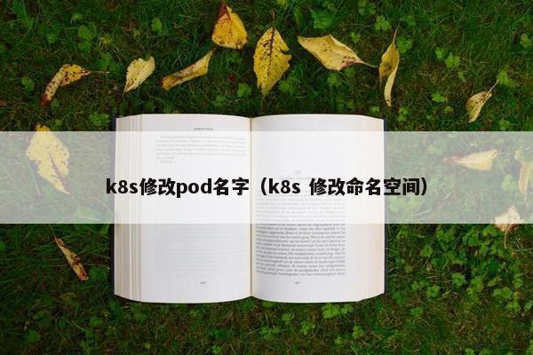 k8s修改pod名字（k8s 修改命名空间）