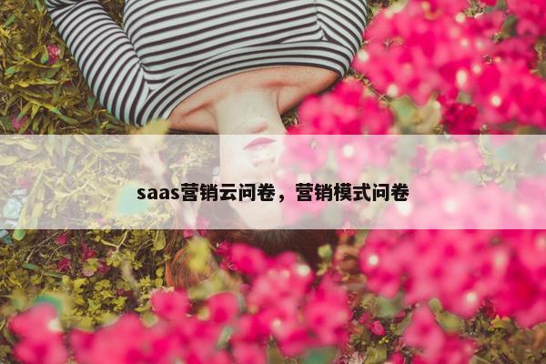 saas营销云问卷，营销模式问卷