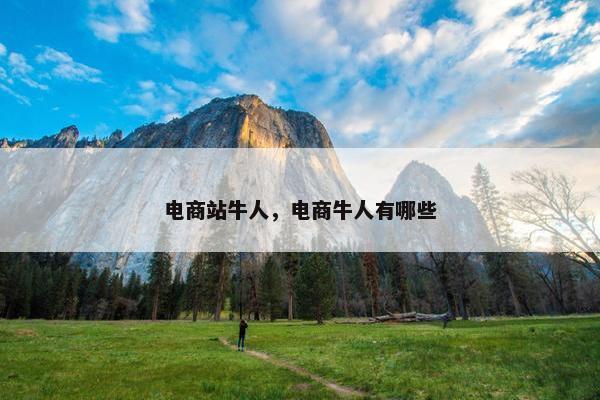 电商站牛人，电商牛人有哪些