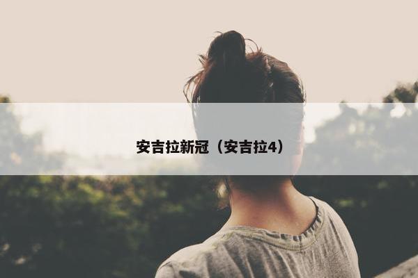 安吉拉新冠（安吉拉4）