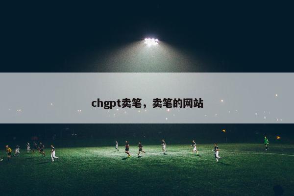 chgpt卖笔，卖笔的网站