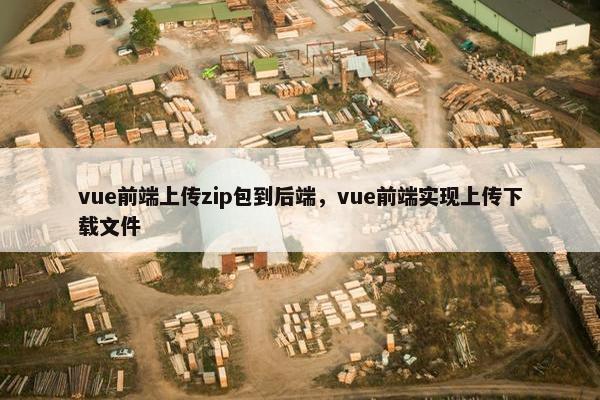 vue前端上传zip包到后端，vue前端实现上传下载文件