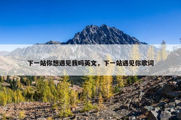 下一站你想遇见我吗英文，下一站遇见你歌词