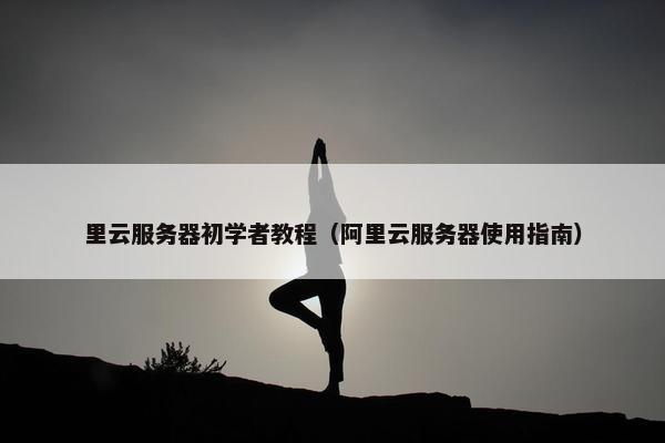里云服务器初学者教程（阿里云服务器使用指南）