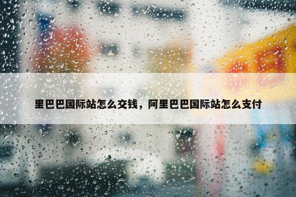 里巴巴国际站怎么交钱，阿里巴巴国际站怎么支付