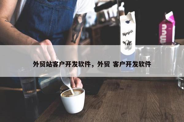 外贸站客户开发软件，外贸 客户开发软件