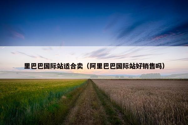 里巴巴国际站适合卖（阿里巴巴国际站好销售吗）