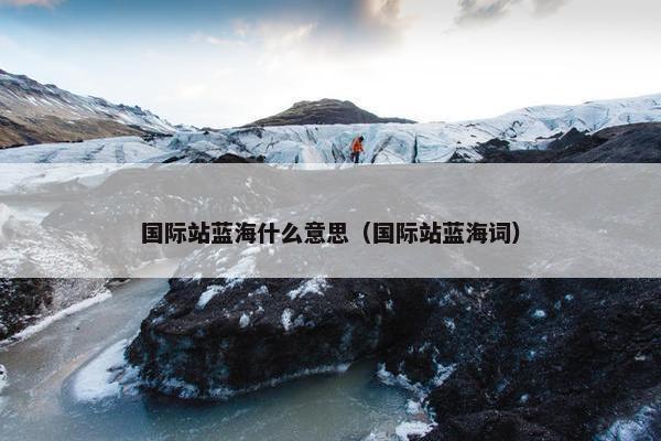 国际站蓝海什么意思（国际站蓝海词）