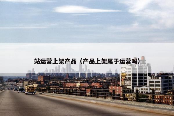 站运营上架产品（产品上架属于运营吗）