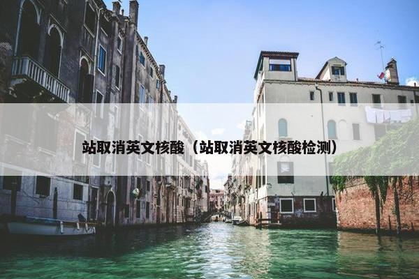 站取消英文核酸（站取消英文核酸检测）