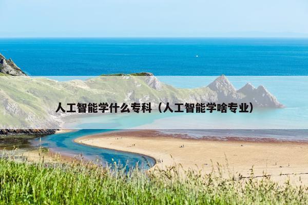 人工智能学什么专科（人工智能学啥专业）