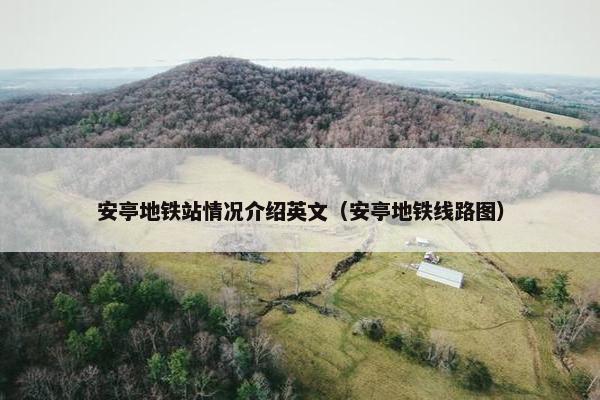 安亭地铁站情况介绍英文（安亭地铁线路图）