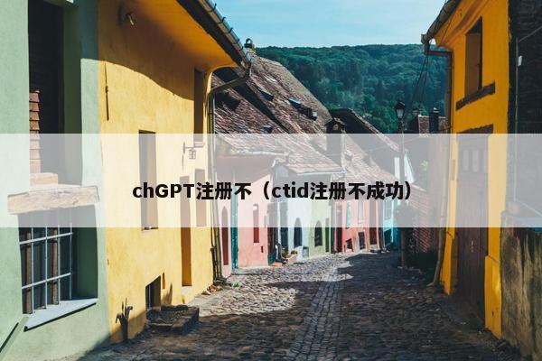 chGPT注册不（ctid注册不成功）