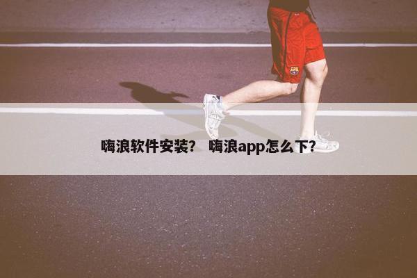嗨浪软件安装？ 嗨浪app怎么下？