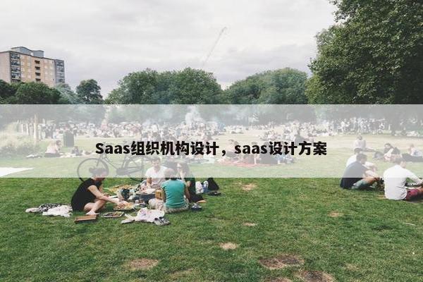 Saas组织机构设计，saas设计方案