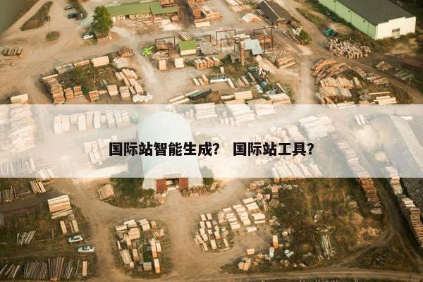 国际站智能生成？ 国际站工具？