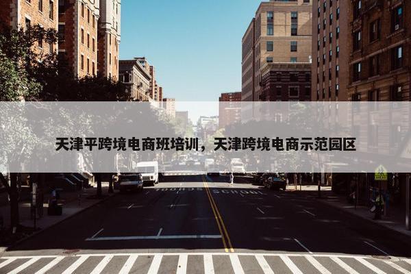 天津平跨境电商班培训，天津跨境电商示范园区