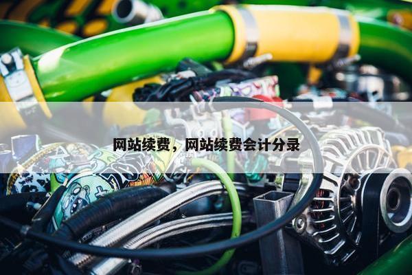 网站续费，网站续费会计分录