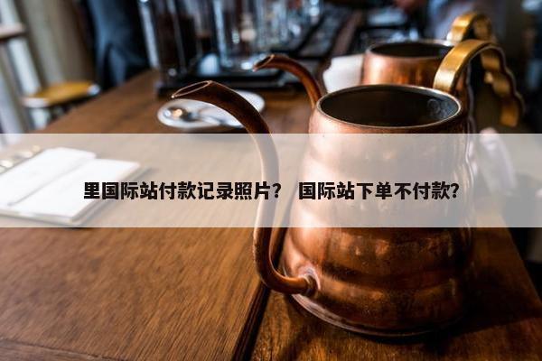 里国际站付款记录照片？ 国际站下单不付款？