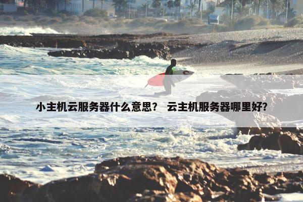小主机云服务器什么意思？ 云主机服务器哪里好？