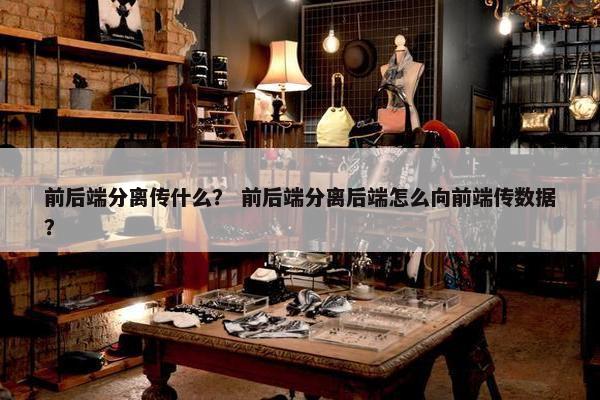 前后端分离传什么？ 前后端分离后端怎么向前端传数据？