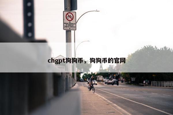 chgpt狗狗币，狗狗币的官网