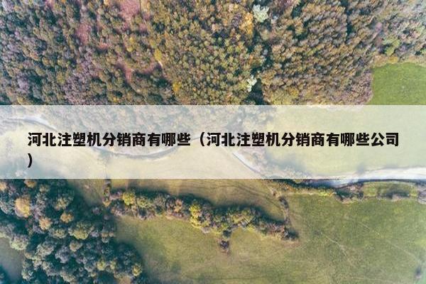 河北注塑机分销商有哪些（河北注塑机分销商有哪些公司）